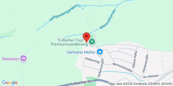 Kartenausschnitt Seitersstraße 22, 66606 St. Wendel